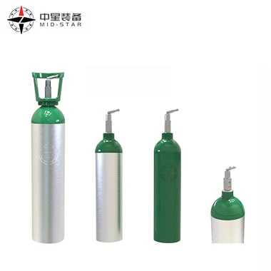 CGA 320 밸브가 있는 20Lb 알루미늄 CO2 실린더