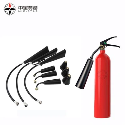 제조업체의 ISO7866을 갖춘 5lbs 10lbs 15lbs 알루미늄 CO2 소화기